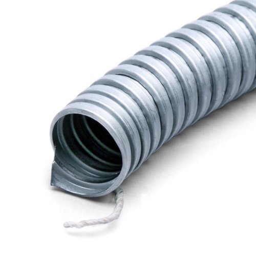 Металлорукав из оцинкованной стали Fortisflex Р3-ЦХ-12 с протяжкой фото Металлорукав из оцинкованной стали Fortisflex Р3-ЦХ-12 с протяжкой картинка